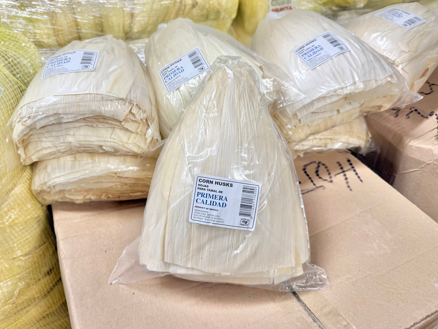 Hoja para tamal de primera calidad Corn husk enconchada